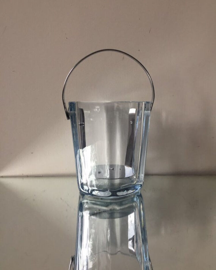 Seau à glace en cristal de Strombergshyttan 1967