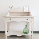 White patinated furniture