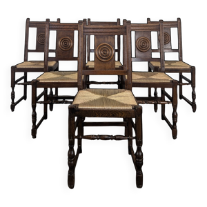 Série de 6 chaises en