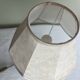Turned wooden lamp