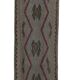 Vintage Turkish hallway rug 60x460 cm