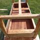 VERY OLD AUVERGNE FARM TABLE IN SOLID WOOD / 3 LARGE DRAWERS