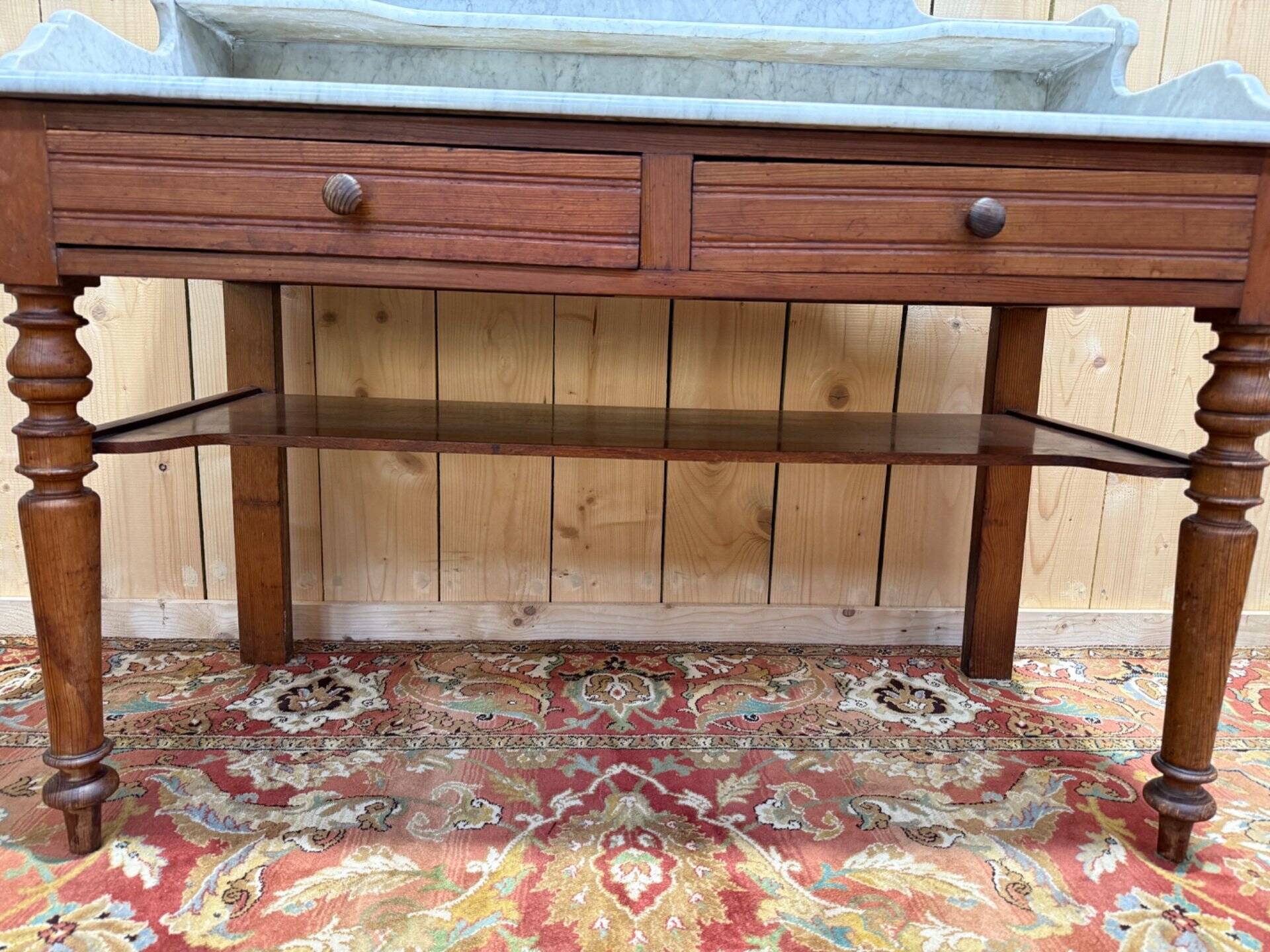 Grande table de toilette ou coiffeuse Louis Philippe