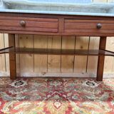 Grande table de toilette ou coiffeuse Louis Philippe