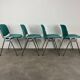 4 chaises DSC 106 vertes par Giancarlo Piretti pour Castelli 1970