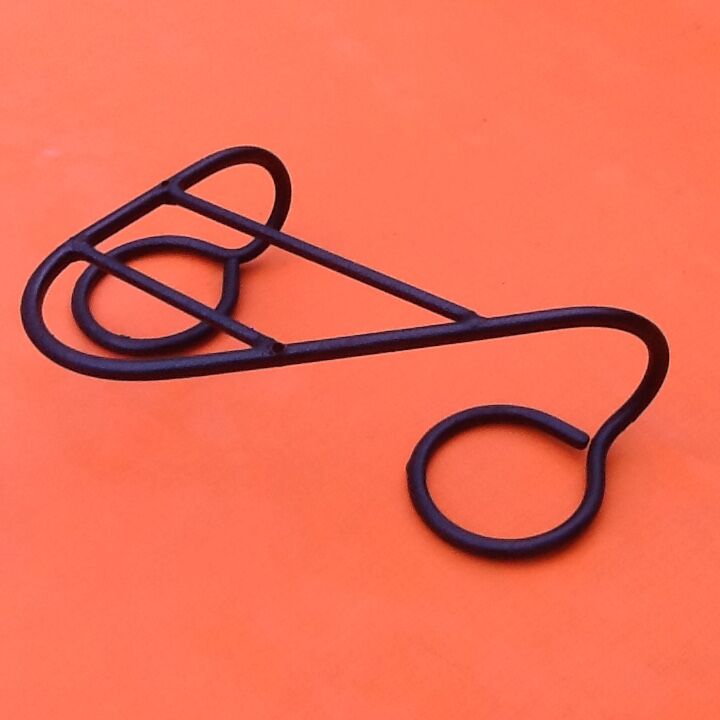 Former industrial-style wall coat rack