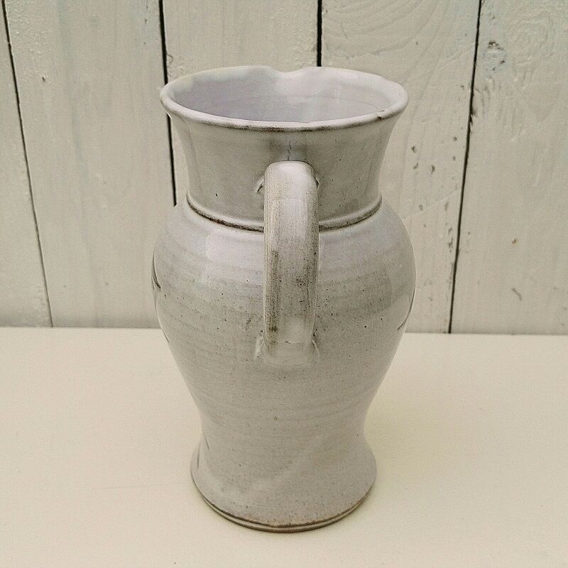 Zoomorphic ceramic owl pitcher signed owl