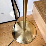 Gold metal flower lamppost
