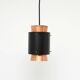 Lampe en cuivre dans le style Trava, design de Carl Thore, années 1960.