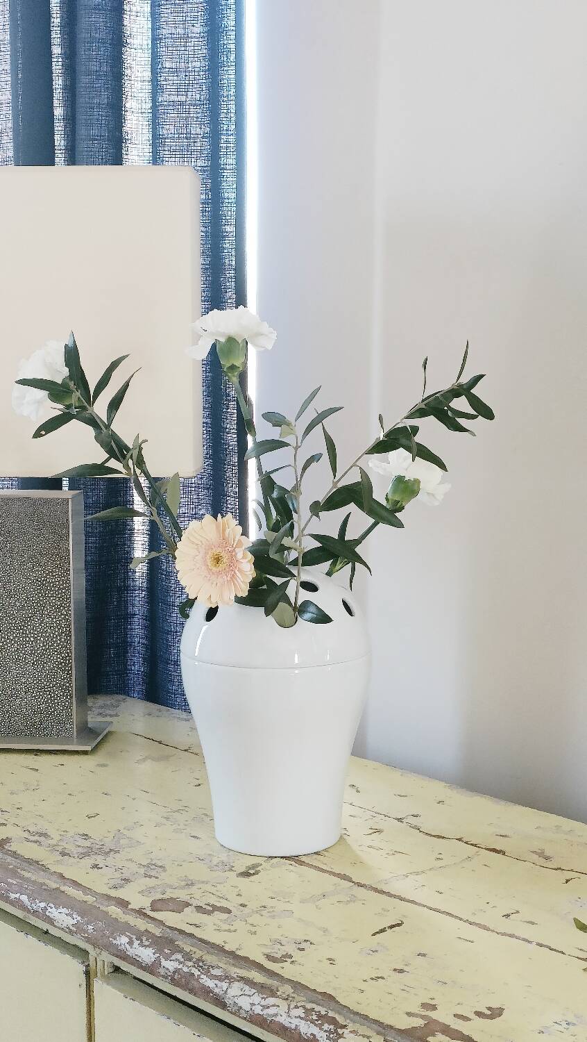 Limoges porcelain flower vase