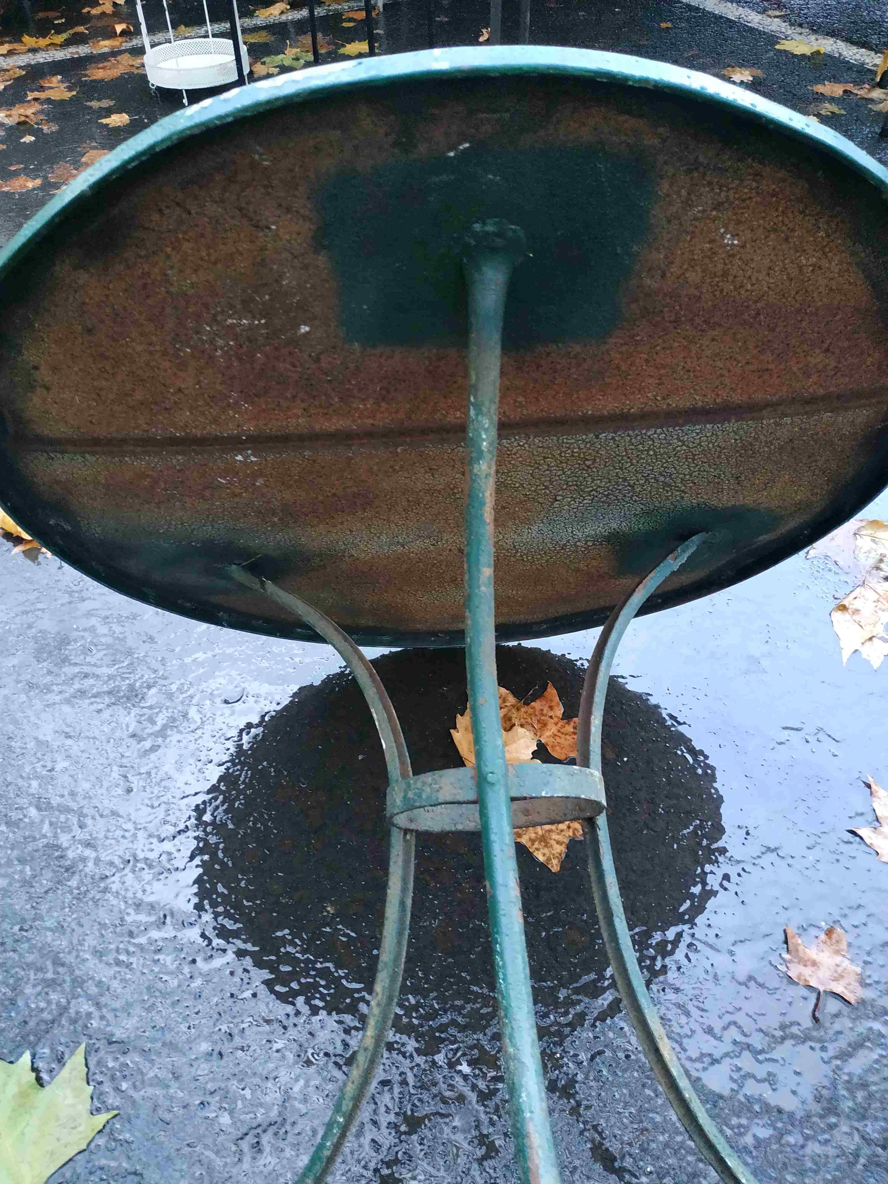 Table pedestal table terrace garden Arras