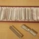 Set of 12 crystal knife holders