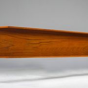 Mid-century modern teak wall shelf by Walter Wirtz for Wilhelm Renz, Germany, 1960s