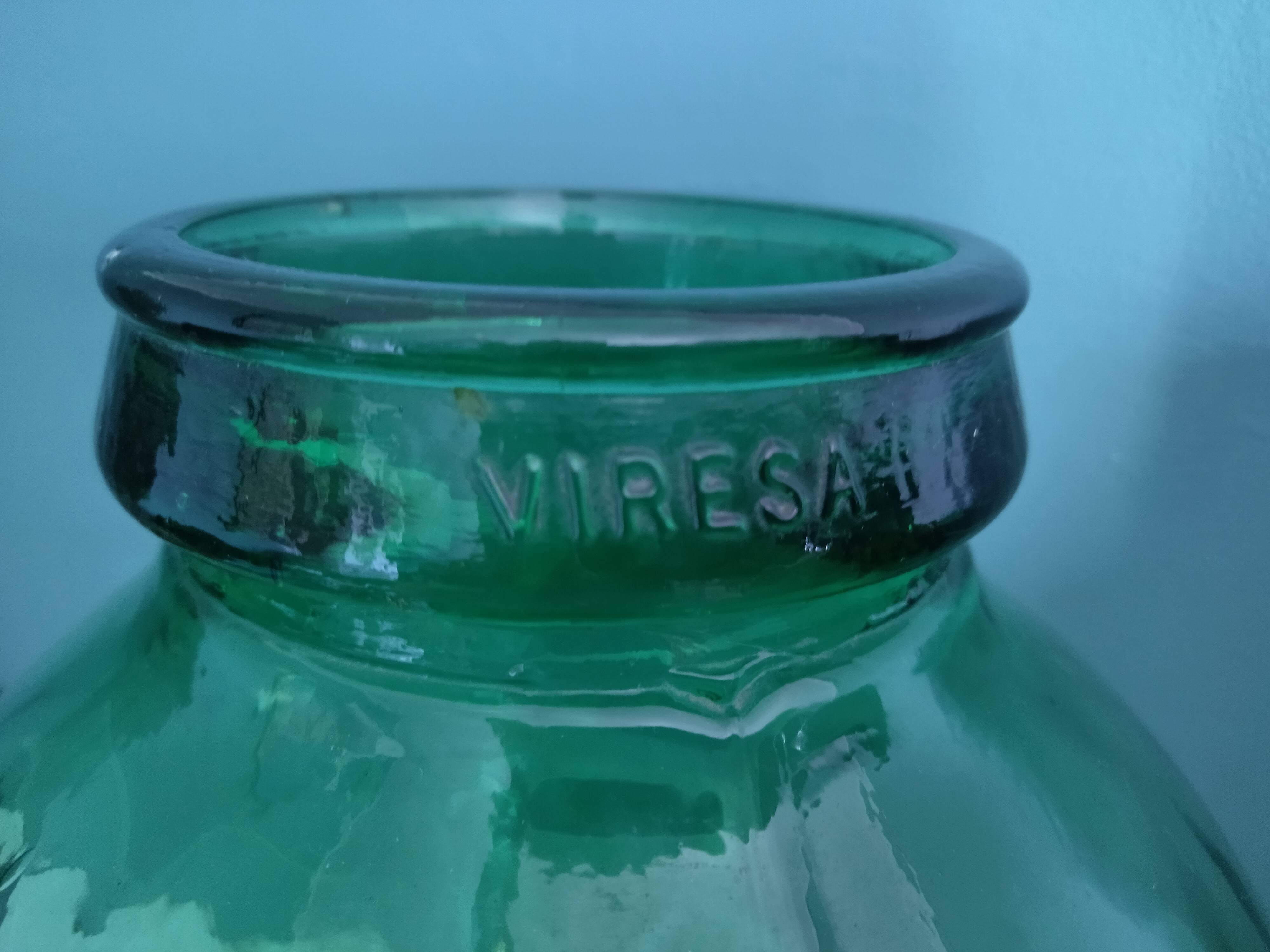 Lot of 2 vintage dame jeanne