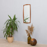Miroir en teck danois du milieu du siècle, années 1960