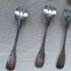 12 dessert forks in silver metal cailard bayard