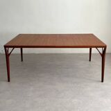 Extendable Danish Teak Dining Table by Helge Vestergaard-Jensen, Søren Horn
