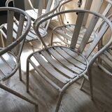 Lot of 5 vintage garden chairs