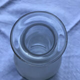 Glazed frosted glass decanter with thoughts