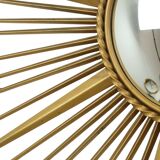 Large Vintage Sun Mirror Chaty Vallauris XL France 91cm