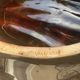 Fruit bowl in glazed ceramic stamped Vallauris, vintage 1960