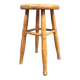 Tabouret bois massif vintage