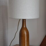 Stoneware bottle lamp