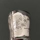 Silver timpani hallmarks Minerva goldsmith RB engraving floral decoration 40 grams