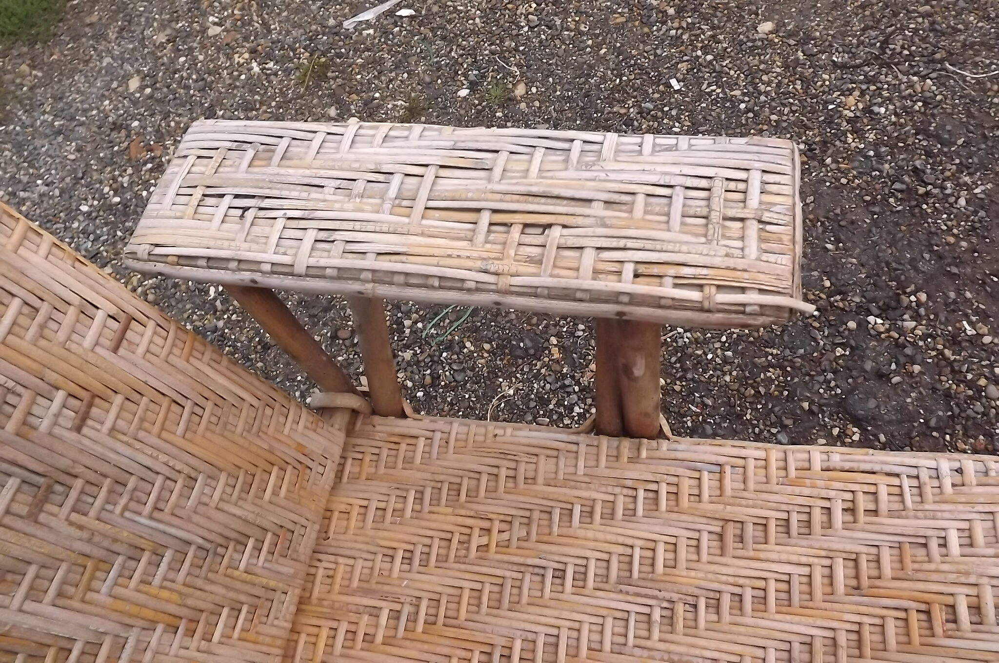 Chair Lounger Wicker of the 1960s