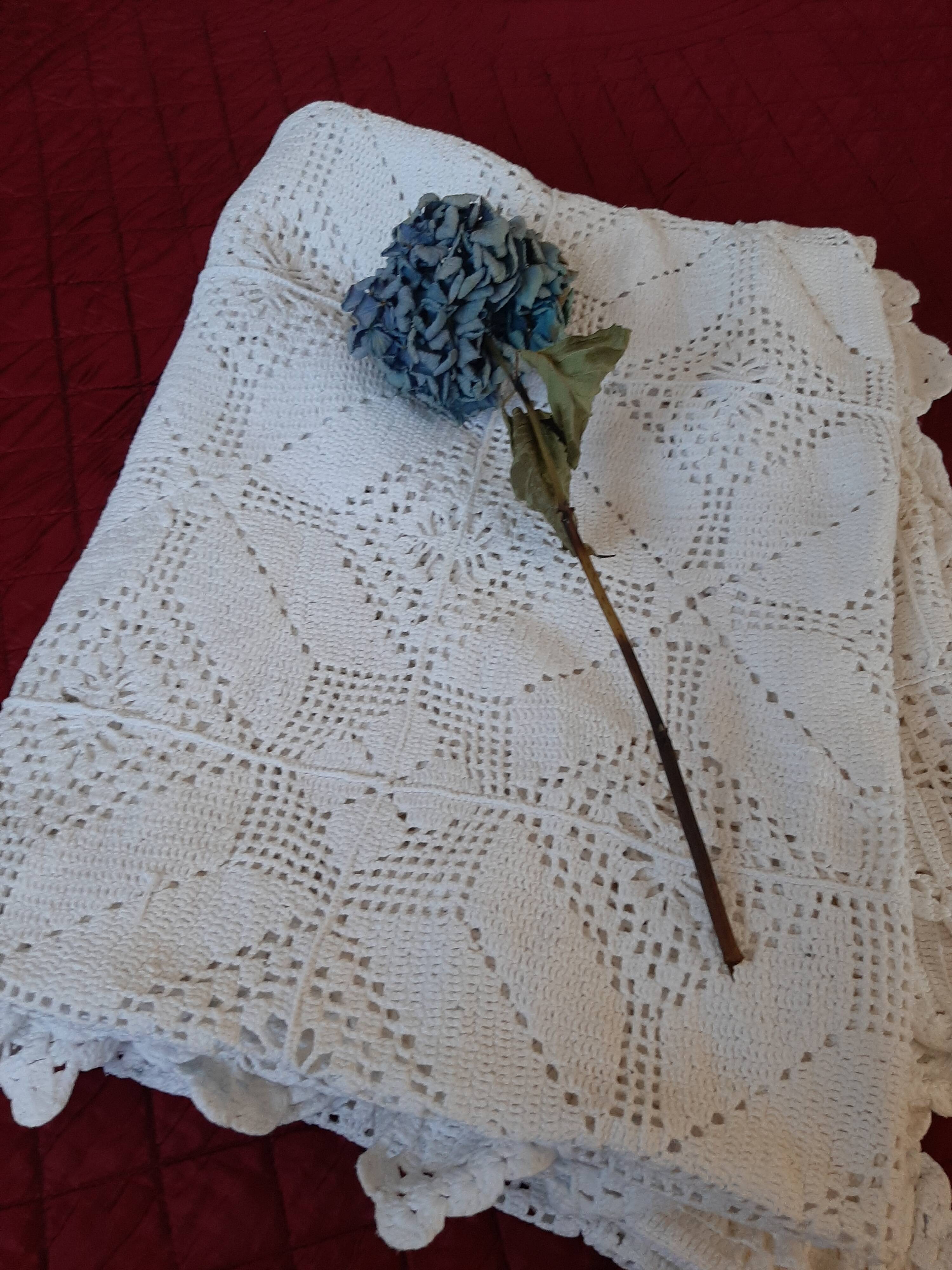 Dessus de lit au crochet