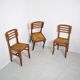 3 chaises style Pierre Cruege 1950