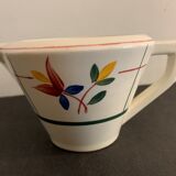 Teapot and creamers Gien, model Tamaris, 1950