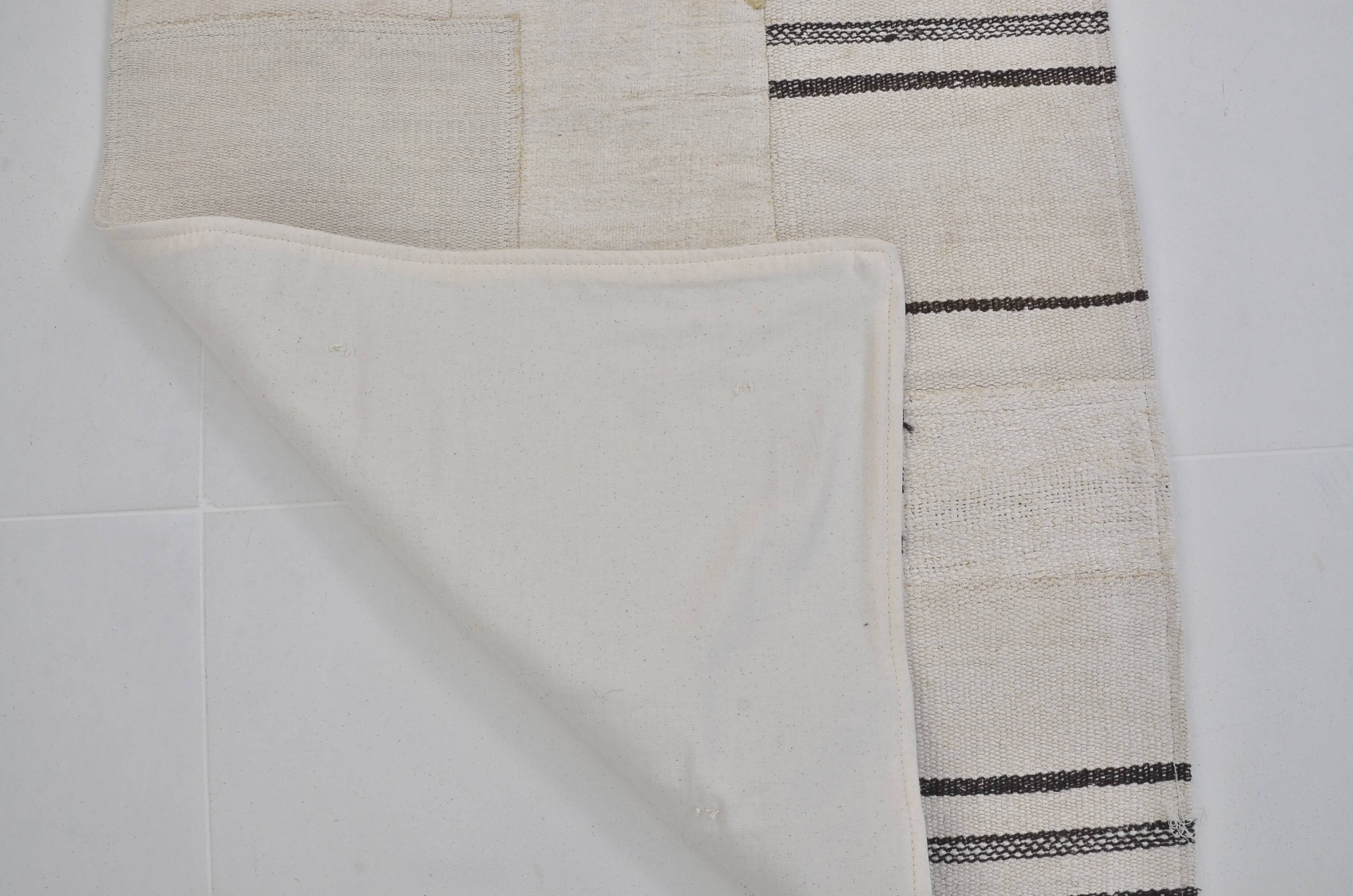 Vintage Anatolian Hemp Kilim Runner sku 3837