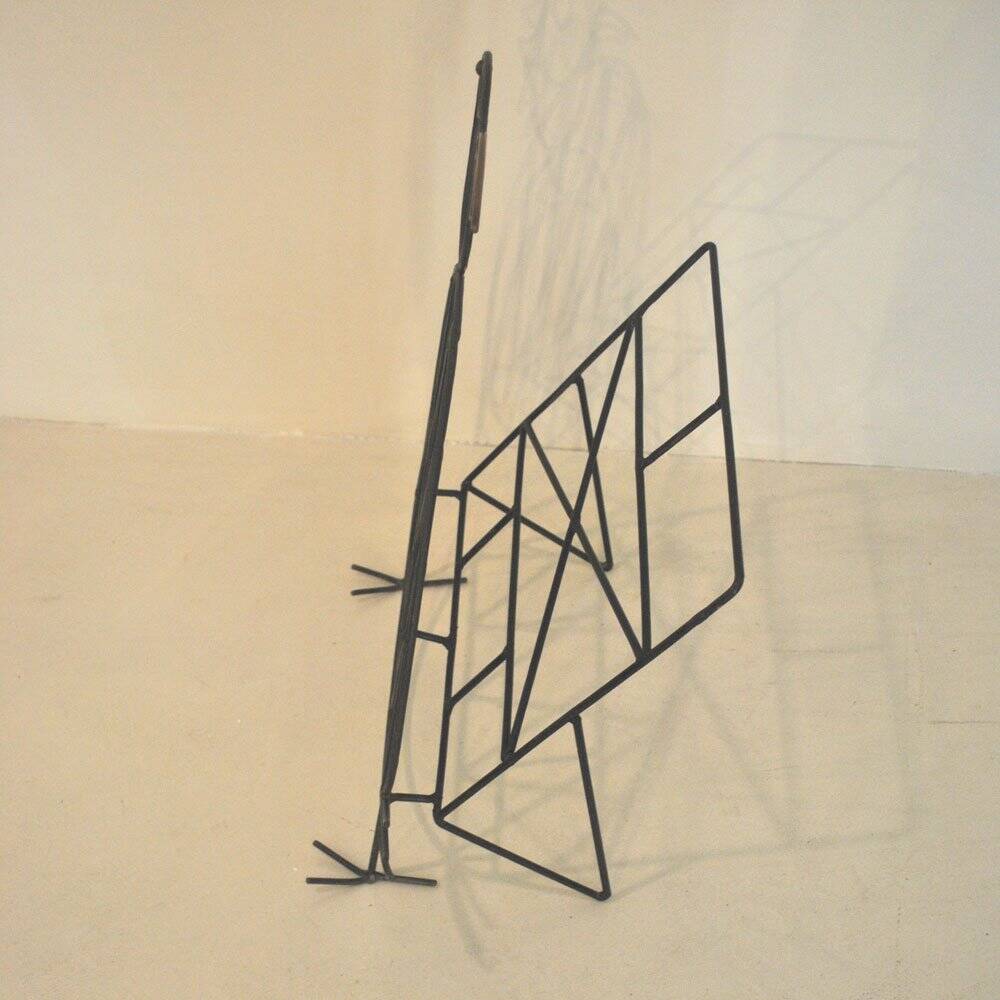 Iron magazine rack, 1930s