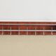 Teak wood & chrome wall coat rack