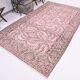 6x10 Rug For Living Room Soft Pink Turkish Vintage Rug, 181x314Cm