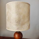Scandinavian wooden lamp 1960
