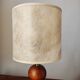 Lampe scandinave en bois 1960