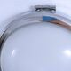 Wall lamp Art Deco opaline chromed metal 30s
