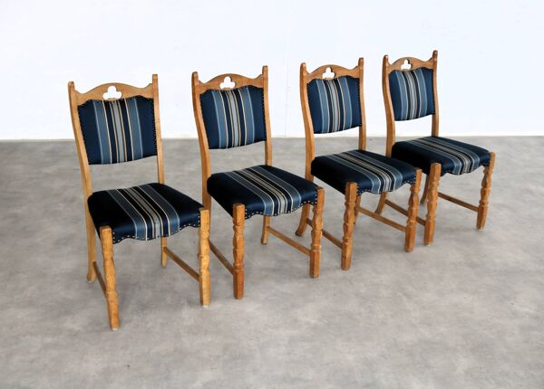 Chaises de salle à manger brutalistes   chaises   années 1960   danois