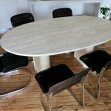 Roche Bobois travertine table