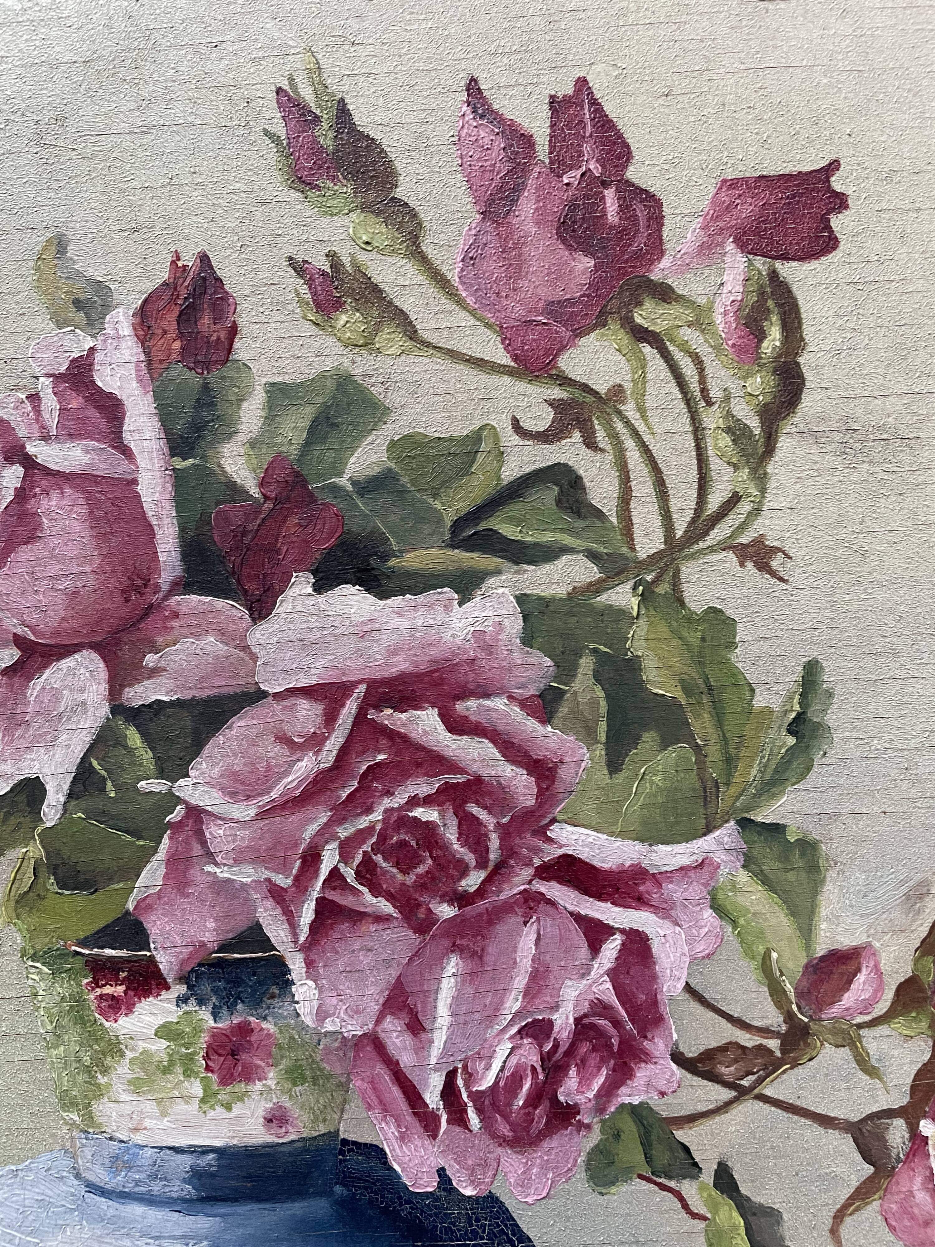 Old still life painting