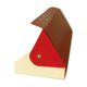 Wall lamp with red swivel shutter
