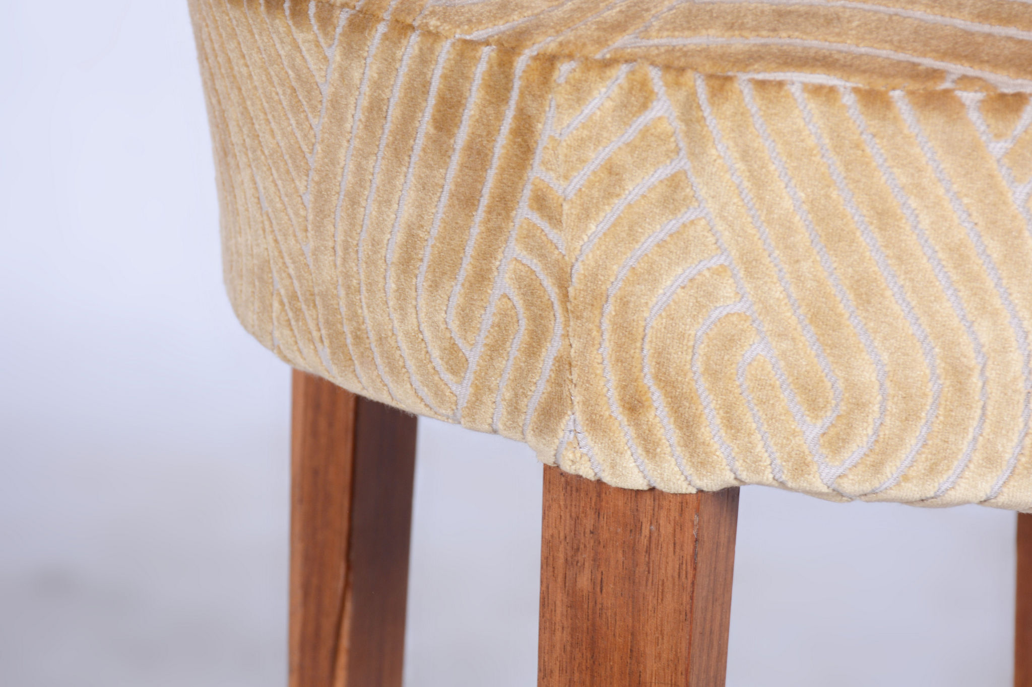 Palisander Seating Set with Coffee Table, Art Deco, Restored, France, 1920s