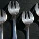 11 APOLLO Art Deco silver plated oyster forks