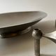Stoff Nagel designer candle holder in genuine chrome-plated metal, Denmark 1970
