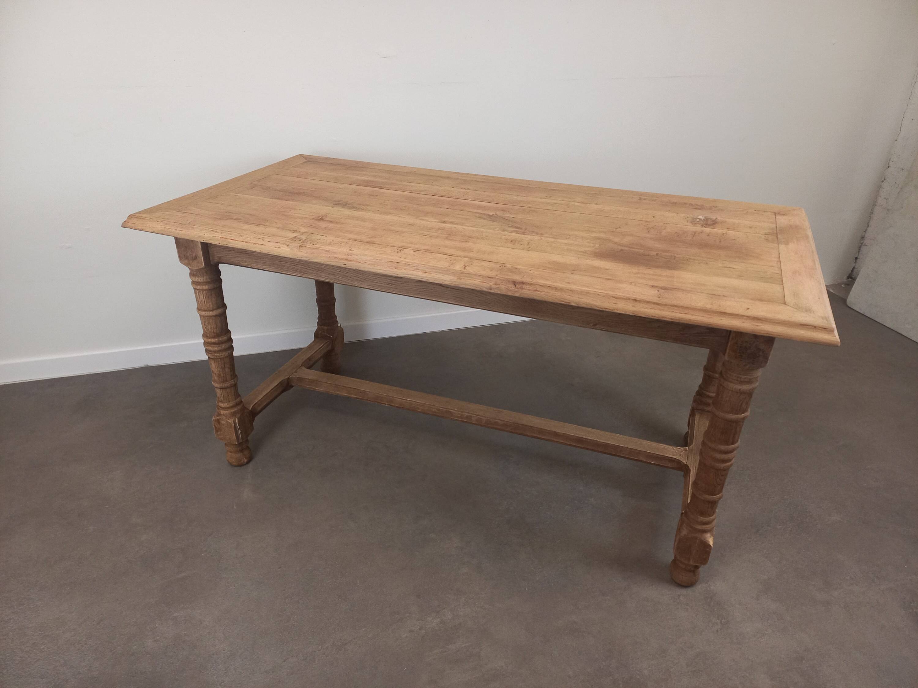 Oak farm table 158 cm