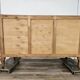Chippendale chest of drawers in walnut burl, 1940s