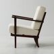 Set of ton boucle armchairs 60's