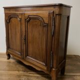 Small narrow walnut sideboard from the 19th century